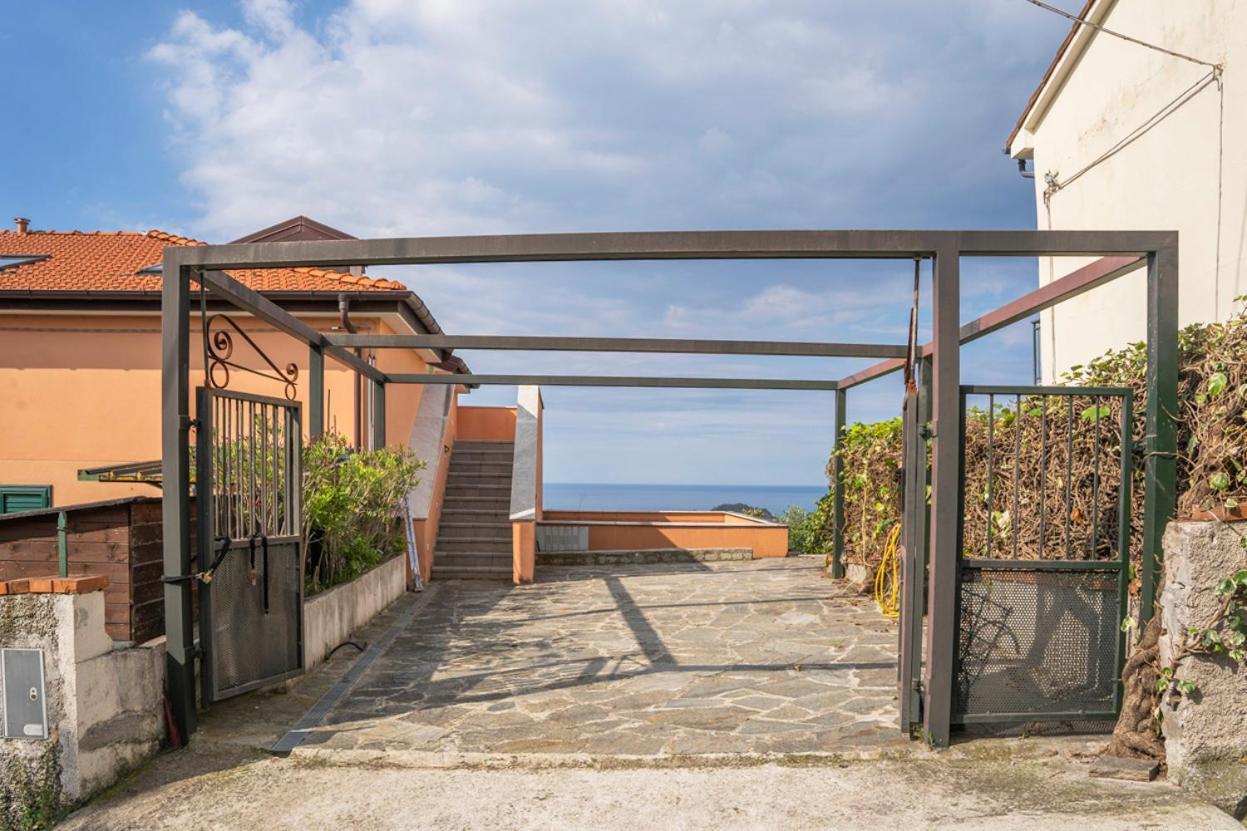 016 - Casa Tranquilla Vista Mare, Pace E Natura - 10 Minuti Dalla Spiaggia Lejlighed Sestri Levante Eksteriør billede
